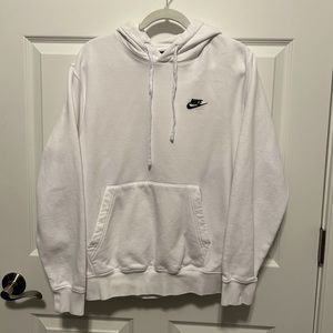 White Mens Nike Hoodie